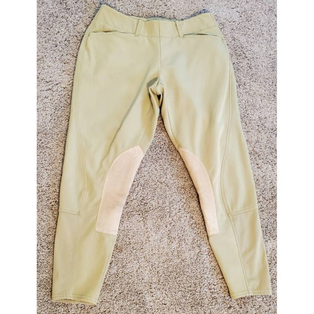 Ariat Pro Series Equestrian Pants Womens 26R Beige Riding Breeches
